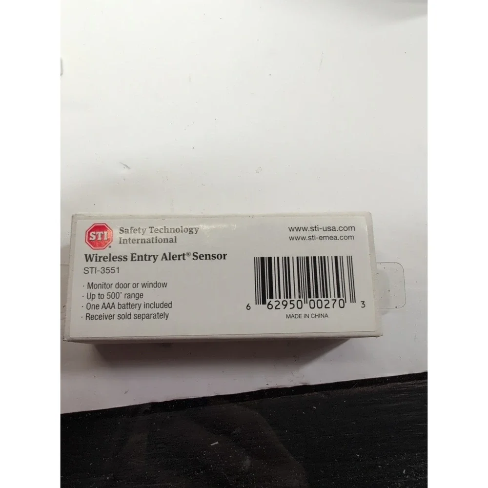 STI Wireless Entry Alert Chime with Receiver Kit New